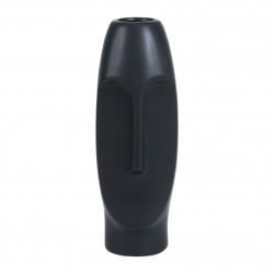 Vase Face noir H31 cm Sema