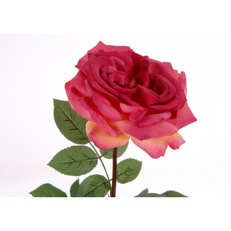 Fleur artificielle rose Empereur H 81 cm Amadeus