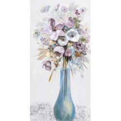 Toile bouquet pastel 50 x 100 cm collection Imageland