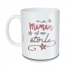 Mug "Ma maman est une étoile" Bubble Gum