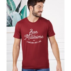 Tee-shirt homme "Bon millésime" Monsieur Tshirt
