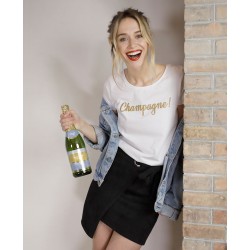 Tee-shirt femme "Champagne!" Madame Tshirt