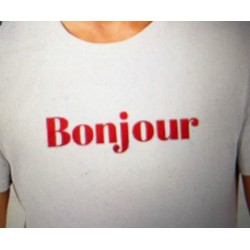 Tee-shirt femme "Bonjour" Madame Tshirt