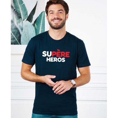 Tee-shirt homme "SuPère Héros" Monsieur Tshirt