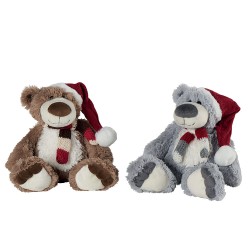 Peluche ours Sacha 22 cm Country Casa