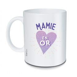Mug "Mamie en or" Bubble Gum