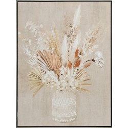Toile Fleurs séchées en vase 62.5 x 82.5 cm Imageland